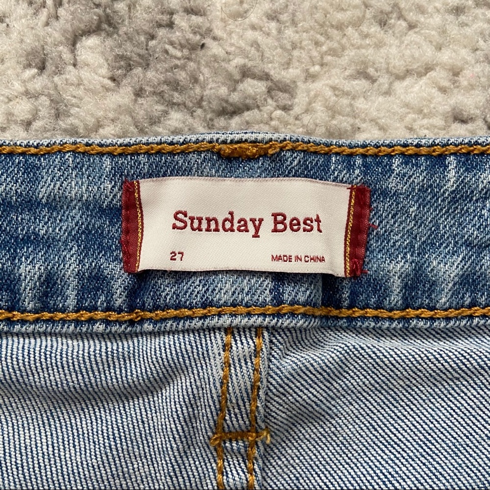 Aritzia Sunday Best Denim Shorts - Picture 2 of 6